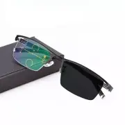 Men's Photochromic Progressive Reading Glasses Varifocals Readers +1.0~+3.0