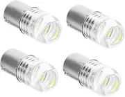 4pcs Led Motorcycle Turn Signal Lights 12v Rear Brake Light Bright Indicator for Motorbike Easy Installation White Indicator Bulbs