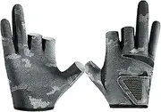 Fishing Glove - UV Protection Fingerless Gloves for Fishing - Fingerless Fish Accessories UV Protection Hand Protector for Kayaking, Rowing & Paddling