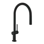 Hansgrohe Talis M54 Kitchen Mixer Tap With Pull-Out Spout in Matt Black (72802673)