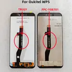 適用於OUKITEL WP5 LCD觸摸屏數字化儀OUKITEL WP5 PRO顯示屏模塊配件組裝更換