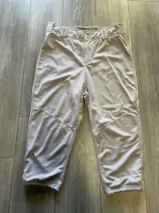 New adidas climalite baseball pants mens Large- light gray
