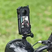 Aluminum Frame Cage for Insta360 ONE X3, Protective Case for Insta 360 X3, Metal Protective Cage Rig Housing Frame for Insta360 X3