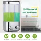 Hand Washing Bathroom Shower Wall Mount Soap Dispenser Foam Bottle Liquid