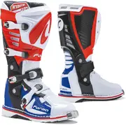 Forma Predator 2.0 Motocross Boots, white-red-blue, Size 46 for Men White Red Blue