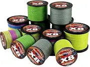 LLEIIshen Spotted Invisible Fishing Line 1000M Speckle X8 Braided Line Fishing Speckle Mifilament PE Lure Line Saltwater/Freshwater/1854