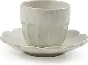 salt&pepper Hostess Espresso Cup & Saucer, 85mL, Stucco