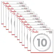 12 Sets Fender 250RH Regular Heavy Nickel Plated Steel Guitar Strings 10-52