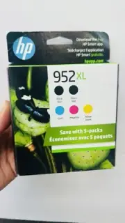 HP 952XL Black & Color Ink Cartridges Cyan Magenta Yellow 5-Pack NEW FEB 2026