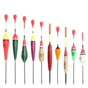10 Fishing Floats Bobbers Balsa Wood Slip Oval Stick for Crappie Panfish Walleye