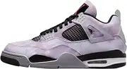 [Nike] Jordan 4 Retro Zen Master Shoes, Amethyst Wave/Bright Crimson-b, 8