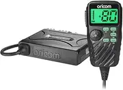 Oricom UHF390R 5 Watt CB Radio with Controller Speaker Microphone - Instant Replay, 38 CTCSS 104 DCS, Backlit LCD Display, Duplex, Priority Channel, ALC, Rugged, Heavy Duty