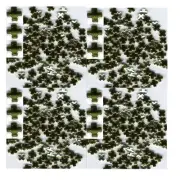 CROSSBONES Smooth Nailhead 10mm Hot Fix GOLD 2 Gross 288 Pieces