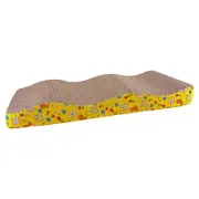 Cat Scratching Board + Catnips Paper Pad Cat Toy Climbing Frame Scraper Mats