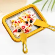 Frozen Yogurt Maker Tray Sweet Fried Food Plate Sorbet Ice Cream Cold Plate