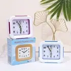No Tick Battery Operated Home Decor Bedside Clocks Number Clock Alarm Clock