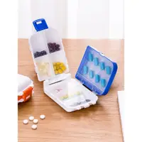 在飛比找ETMall東森購物網優惠-FaSoLa創意小藥盒便攜一周大容量藥品密封分裝收納盒隨身薬