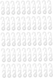 HIAKDOFT 50pcs Mask Strap Extenders Ear Strap Hooks for Comfort Reducing Pressure Ears Compatible Various Masks for Adults and Boys and Girls