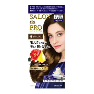 黛莉雅 DARIYA Salon de pro 沙龍級 白髮專用 染髮劑 6號 深棕色[單筆訂單限購2組]