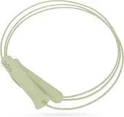 Bala Weighted Jump Rope for Women & Men, Sage - Adjustable & Replaceable Jumping Rope for Adults - Workout Jump Rope Ergonomically Designed for Cardio & HIIT - Skipping Rope with Silicone Handles