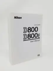 Nikon D800 D800E Instruction Owners Manual Book NEW