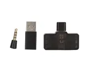 HS‑SW287 Bluetooth Transmitter Multifunctional Wireless Type C Bluetooth Dongle Adapter for PS4 PC Black