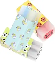 jojofuny 12pcs Cartoon Ball Erasers for Pencil Erasers Fun Awards for School for Classrooms and Home Use