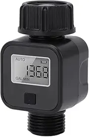 Digital Water Meter High Accuracy Water Flow Meter with LCD Screen BSP 3/4 Inch Thread for Home and Commercial Use ABS Material