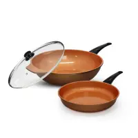 在飛比找momo購物網優惠-韓國原裝ECOSTAR銅瓷鑄造34cm神廚鍋