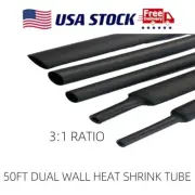 Industrial 3:1 Ratio Heat Shrink Tubing Marine Grade Shrinkable Protection Kit