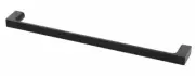 Phoenix GLOSS SINGLE TOWEL RAIL Solid Brass MATTE BLACK- 600mm Or 800mm
