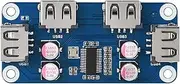 Waveshare USB HUB HAT (B) Compatible with Raspberry Pi Zero/Zero W/4B/3B/3B+,4X USB 2.0 Ports
