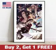 Blazblue Continuum Shift Poster 18" x 24" Print Anime Game Room Wall Art 1