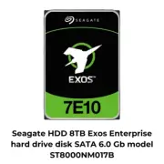 Seagate HDD 8TB Exos Enterprise hard drive disk SATA 6.0 Gb model ST8000NM017B