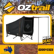 OZTRAIL EASY FOLD BLOCKOUT STRETCHER TENT 1 PERSON - LIGHTWEIGHT & QUICK SETUP