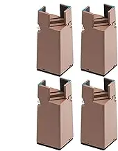 Table Leg Risers - Risers for Table Legs | Round Table Legs Risers | Heavy Duty Bed Raiser Table Risers | 4X Desk Leg Riser Bed Lifts, Furniture Raisers Blocks, Bed Risers Chair Risers for Height