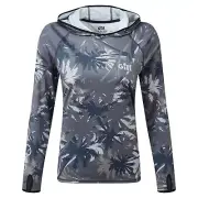Gill Fishing Women's XPEL Tec Hoodie Size 12 Palm Print