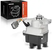 A-Premium Ignition Distributor with Cap and Rotor Compatible with Honda Civic 1992-1995, Civic del Sol 1993-1995, 1.5L 1.6L