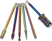 Healvian Complete Nail Grinding Set Includes Manicure Grinding Heads Nail Drills Files Polish Grinders More Perfect for
