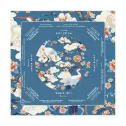 Mahjong Mat 30x30 - Blue Cloudy Pelican Design for Mahjong Enthusiasts