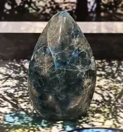 Blue Apatite Drop Shape 4.2oz 2.6in