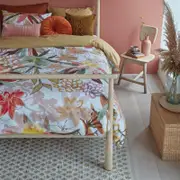 Bedding House Queen Blush Scarlett Multi Cotton Quilt Cover Set