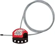 Master Lock Adjustable Cable Lockout, 15 Feet Length