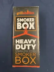 Grillaholics Smoker Box, Heavy Duty Stainless Steel New In Box