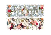 New! Redesign With Prima "Once Upon A Time" Decor Transfer, Rub On Image Decal
