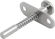 Aexit Crib (Civil equipment hardware accessories) Stainless Steel Spring Quick Release Lock Pin 6mm Dia (87ry409qf639) w Plate