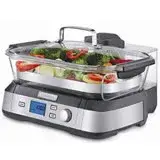 【美膳雅 Cuisinart】5L不鏽鋼玻璃美味蒸鮮鍋 STM-1000TW