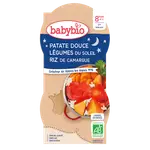 Babybio Dinner Bowls - 8 + months - Sweet Potato, Sun Vegetables, Rice - ORGANIC 2X200G