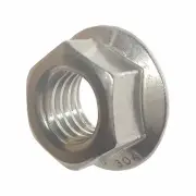 6-32 Stainless Steel Flange Nuts Serrated Base Lock Anti Vibration Qty 5000