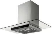 Airvolution 90cm Flat Glass Canopy Rangehood ARGF90BTS